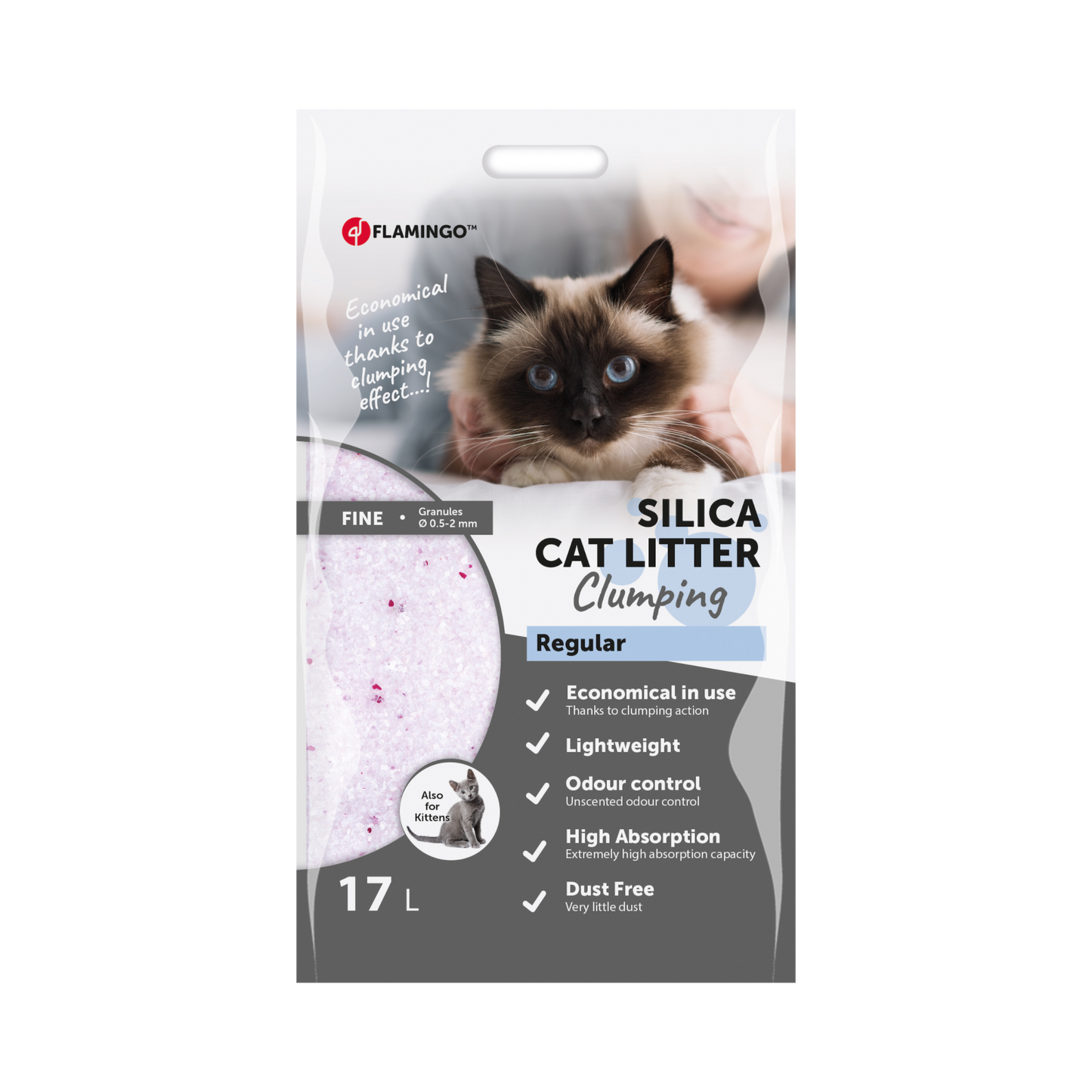 Ultrafeine Silikat-Katzenstreu – Klumpend, natürlich & perfekt für Allergiker
