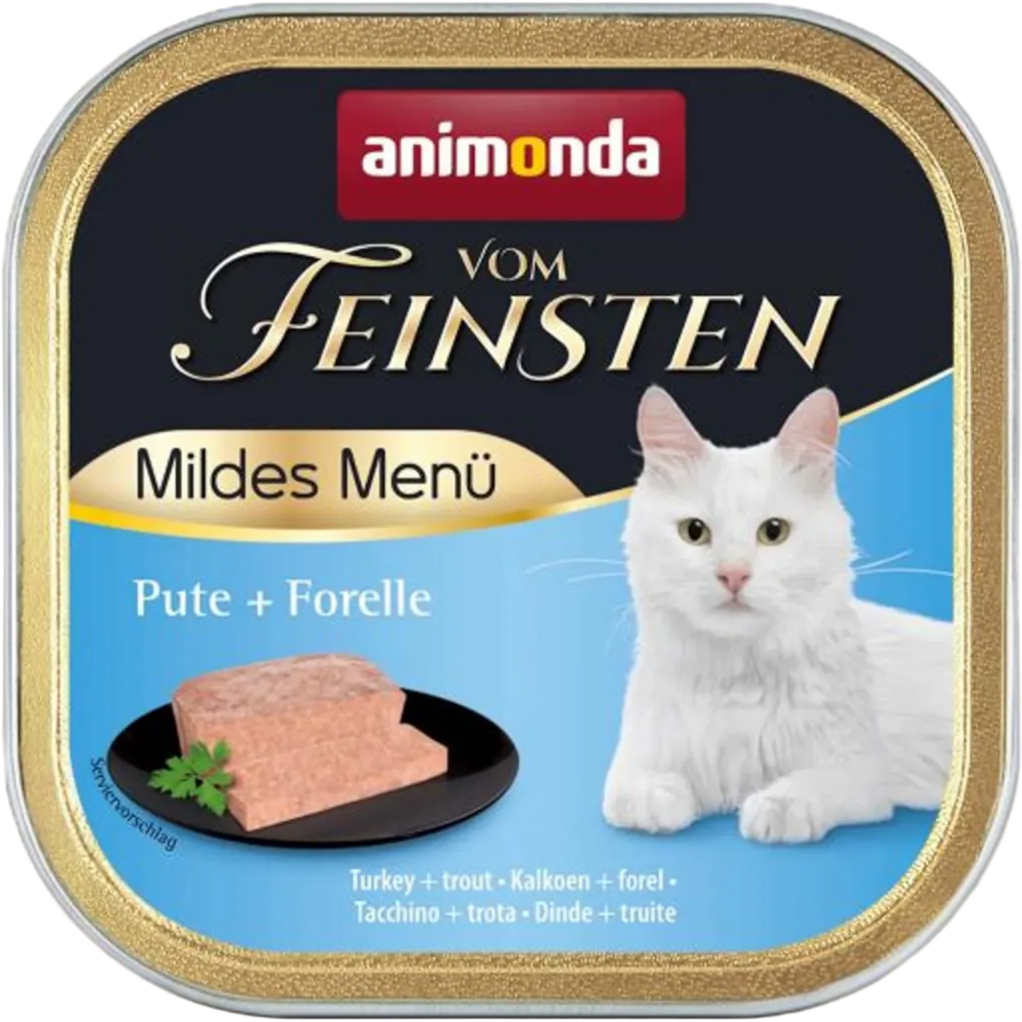 Vom Feinsten Adult Mildes Menü – Pute + Forelle Mild, ausgewogen, feinschmeckerorientiert