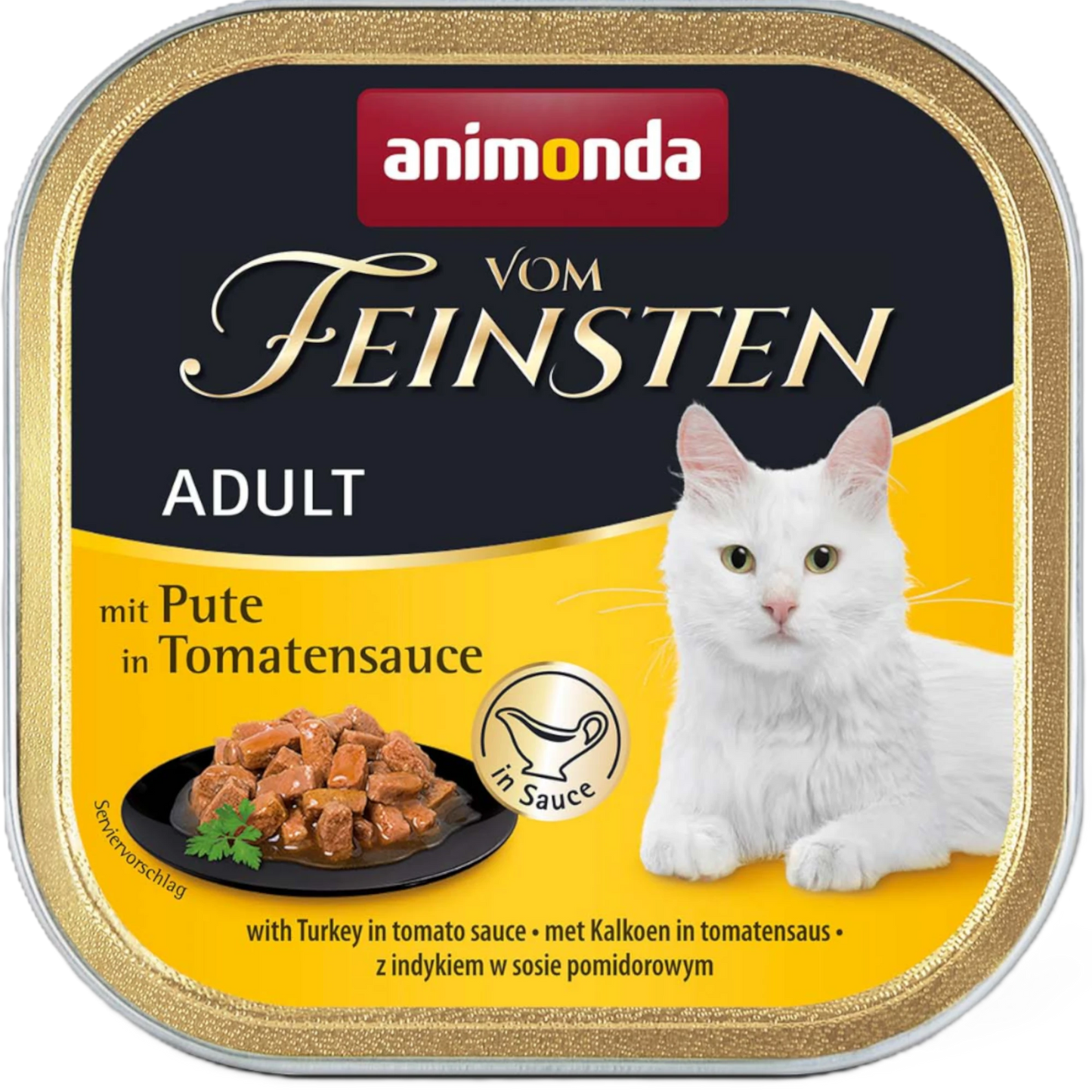 Vom Feinsten Adult in Sauce – Pute in Tomatensauce Zarte Stückchen, feine Sauce, maximale Akzeptanz