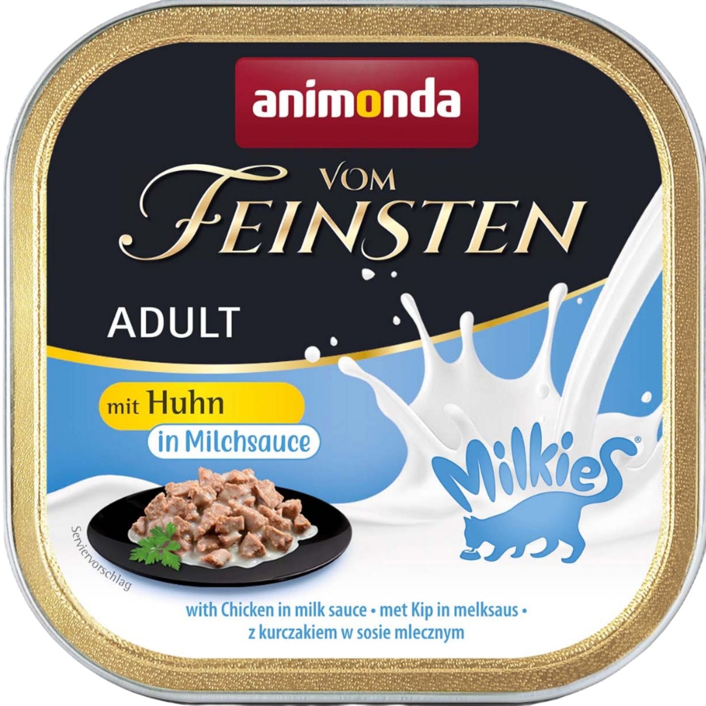 Vom Feinsten Adult mit Milkies®-Sauce – Huhn in Milchsauce Cremiger Verwöhnmoment mit klarer Nährstoffstrategie.