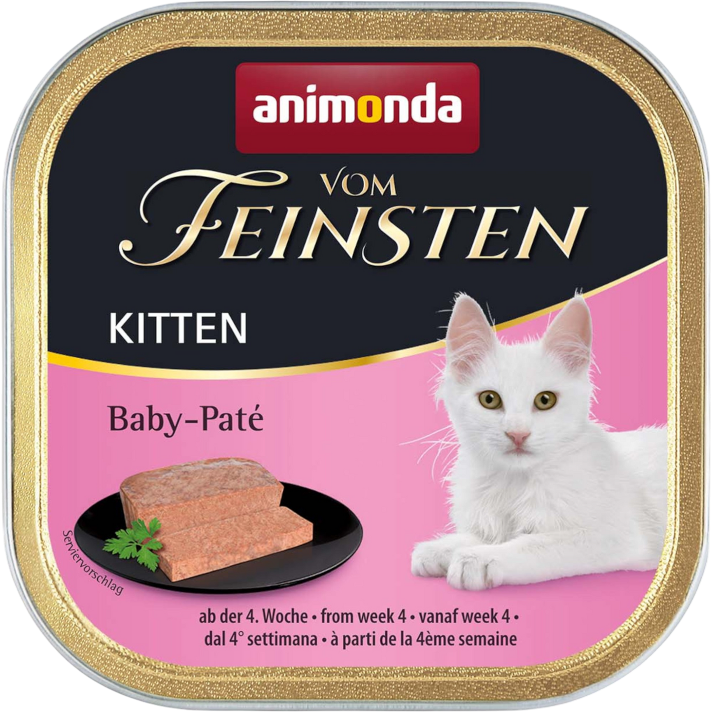 Vom Feinsten Kitten Baby-Paté Frühkindliche Premium-Ernährung mit klarer Wohlfühl-Performance.