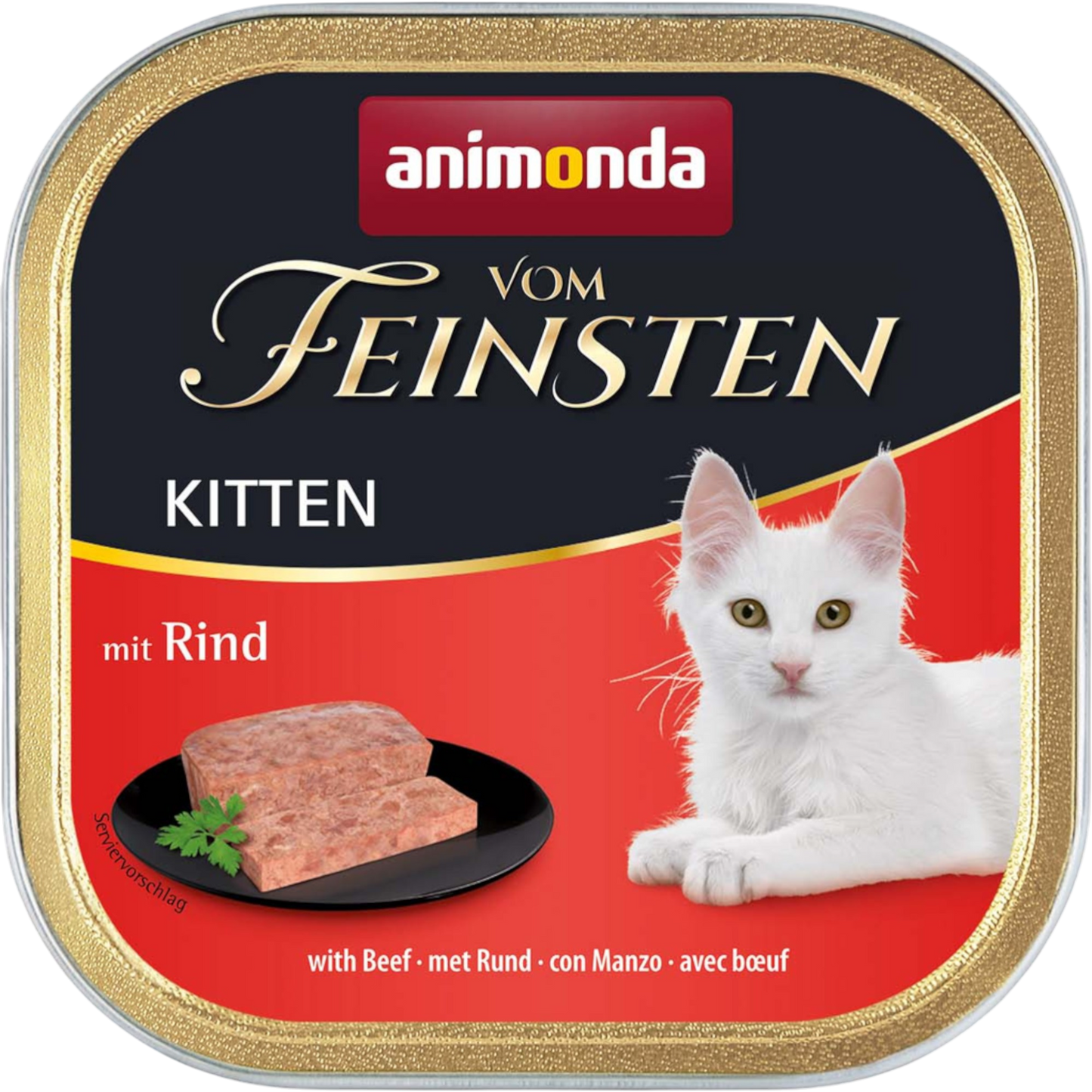 Vom Feinsten Kitten mit Rind Zielgerichtete Premium-Ernährung für einen optimalen Start ins Katzenleben.