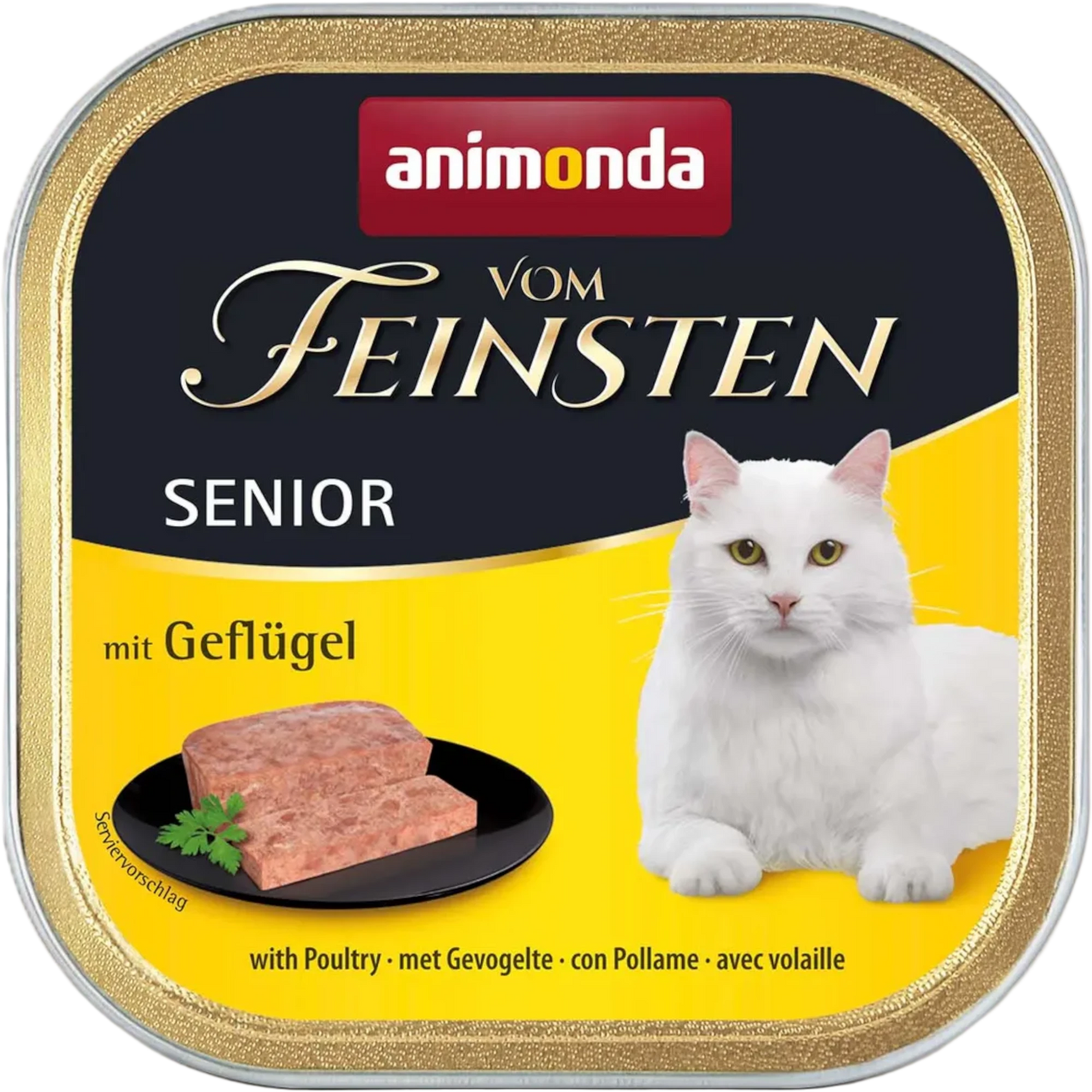 Vom Feinsten Senior Pastete mit Geflügel Seniorengerechte Premium-Ernährung