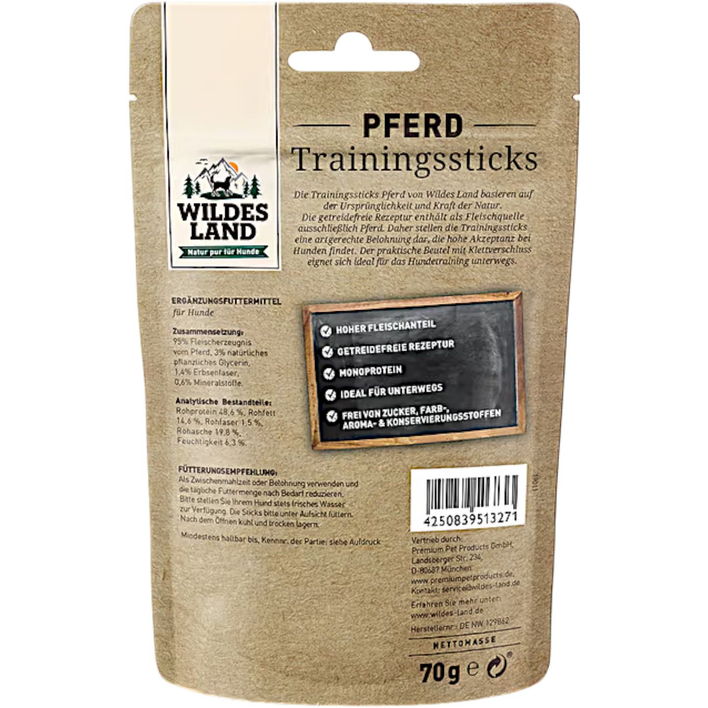 Wildes Land Dog - Trainingssticks Pferd