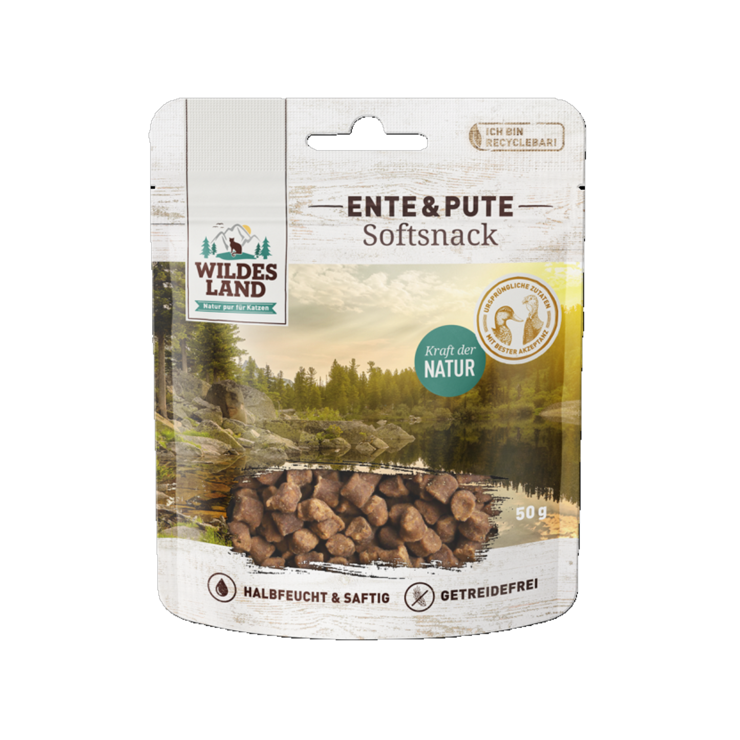 Wildes Land Soft Snack – Ente & Pute