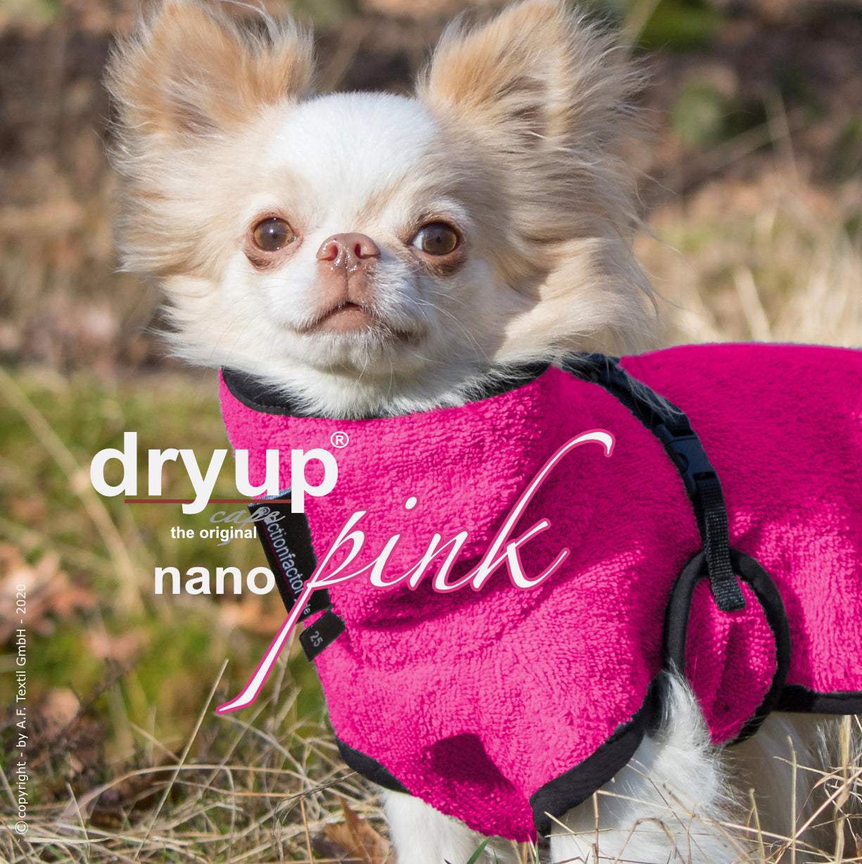 DRYUP CAPE Nano – Hundebademantel für die Kleinsten