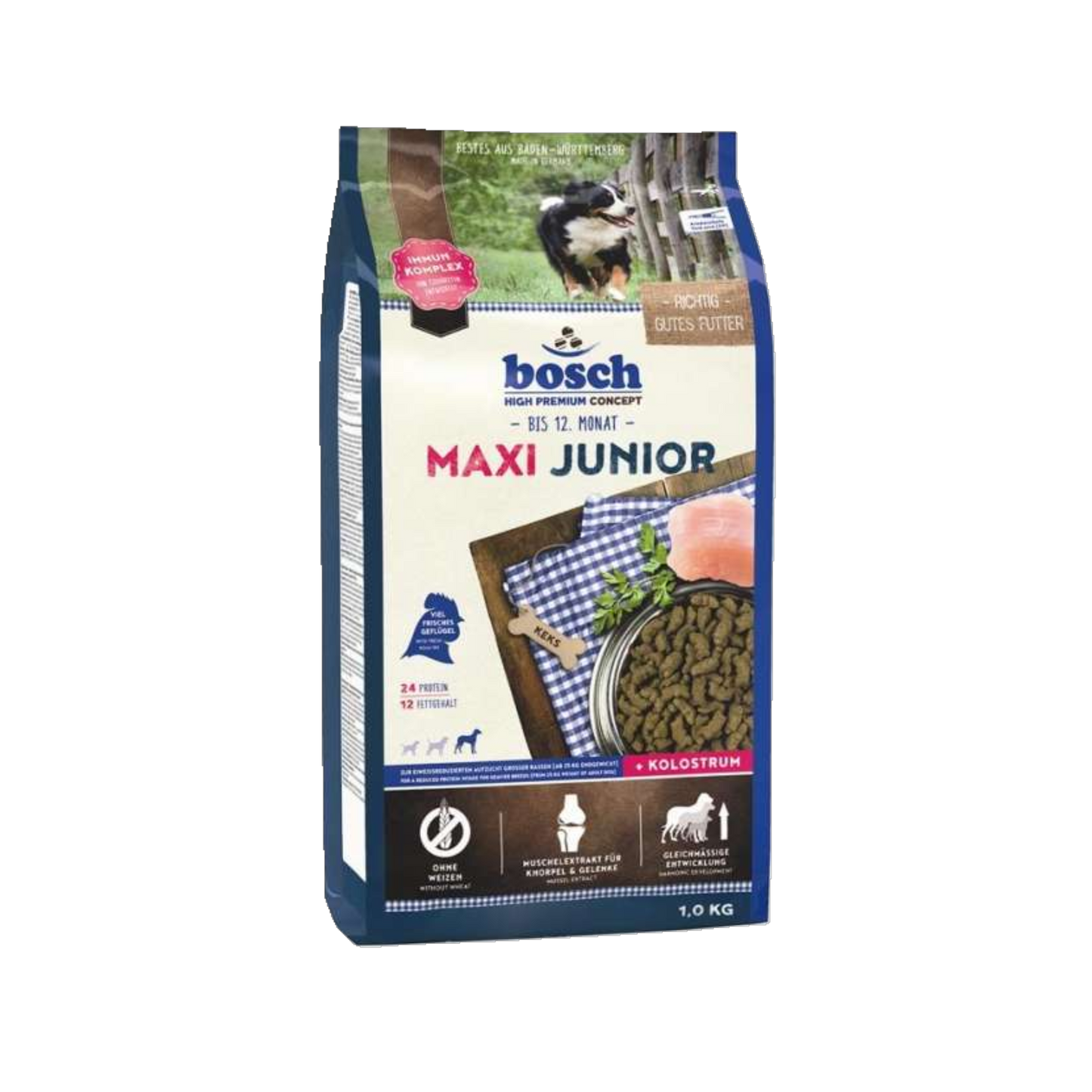 bosch Maxi Junior – Aufzuchtfutter für junge Hunde großer Rassen