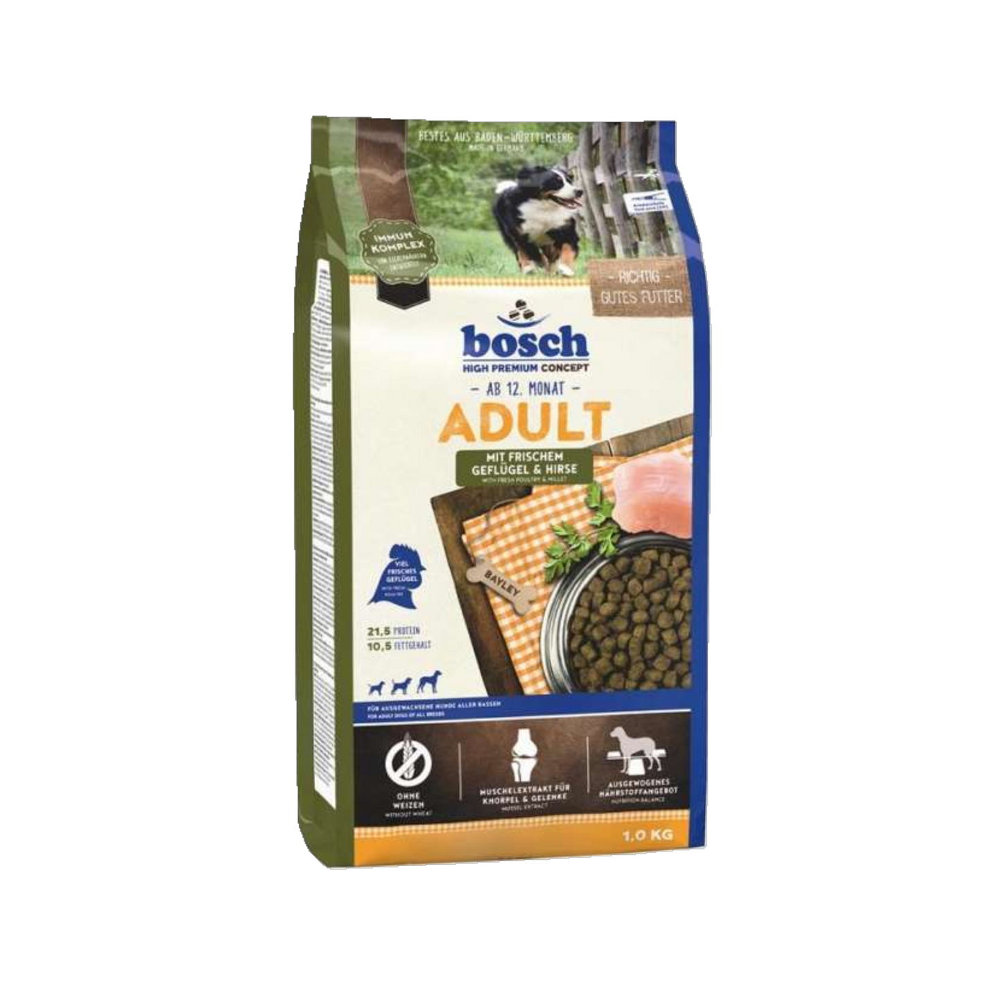 bosch Mini Adult - Geflügel & Hirse – Für kleine Genießer mit großem Anspruch