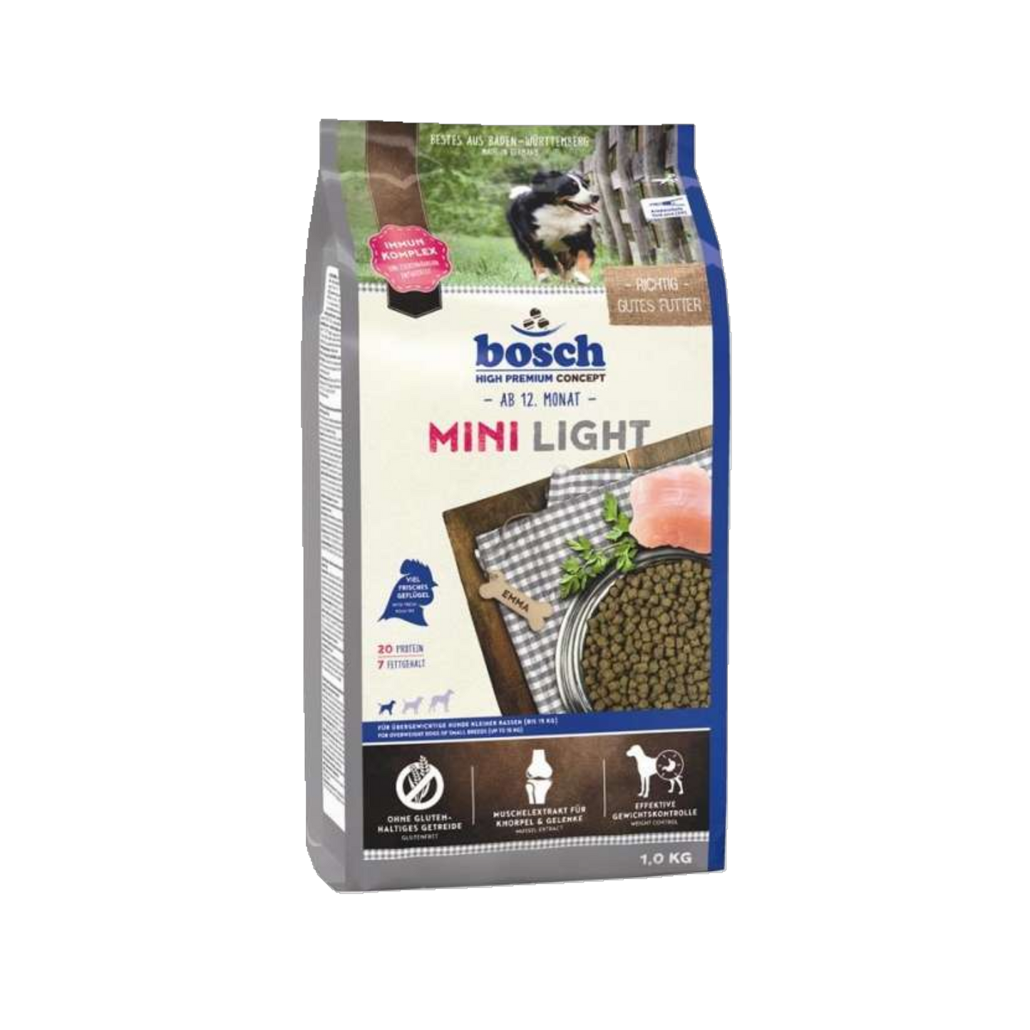 bosch Mini Light – Für kleine Hunde mit großem Appetit und schlanker Linie