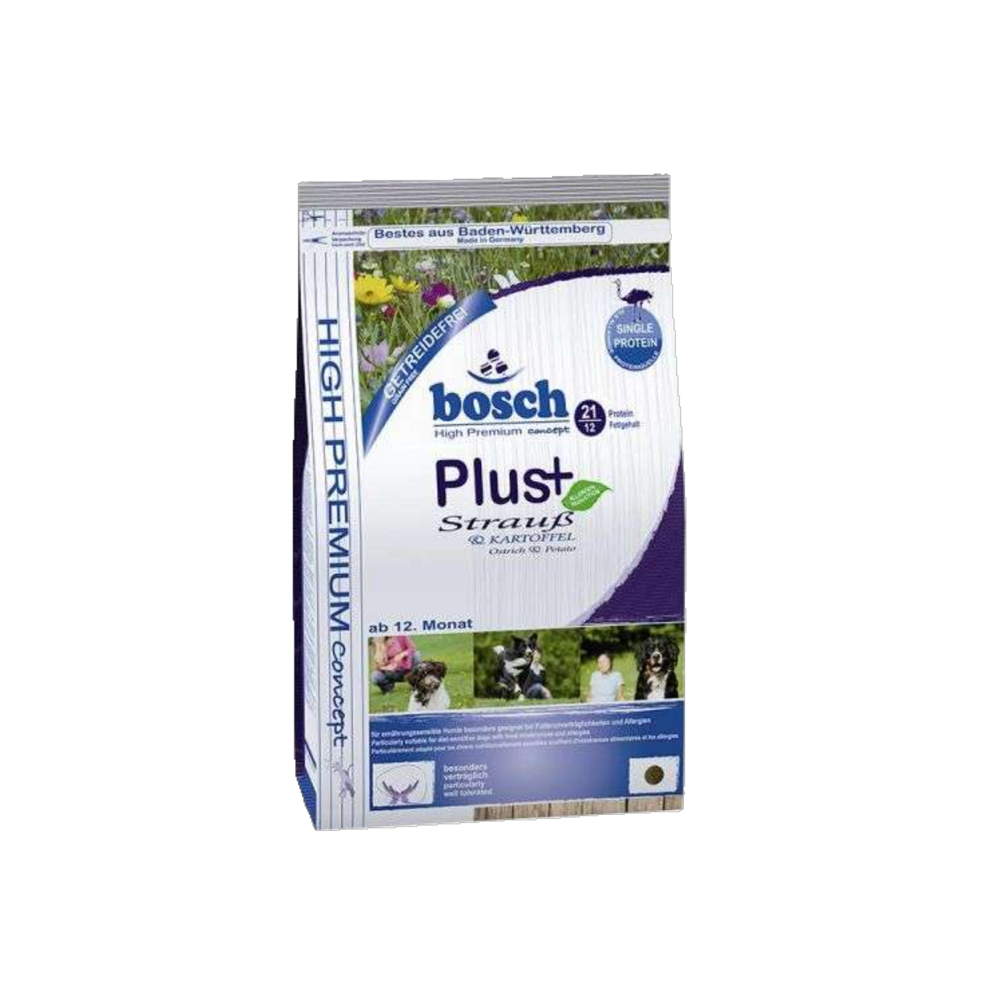 bosch PLUS+ - Strauß & Kartoffel – Für Hunde mit Anspruch