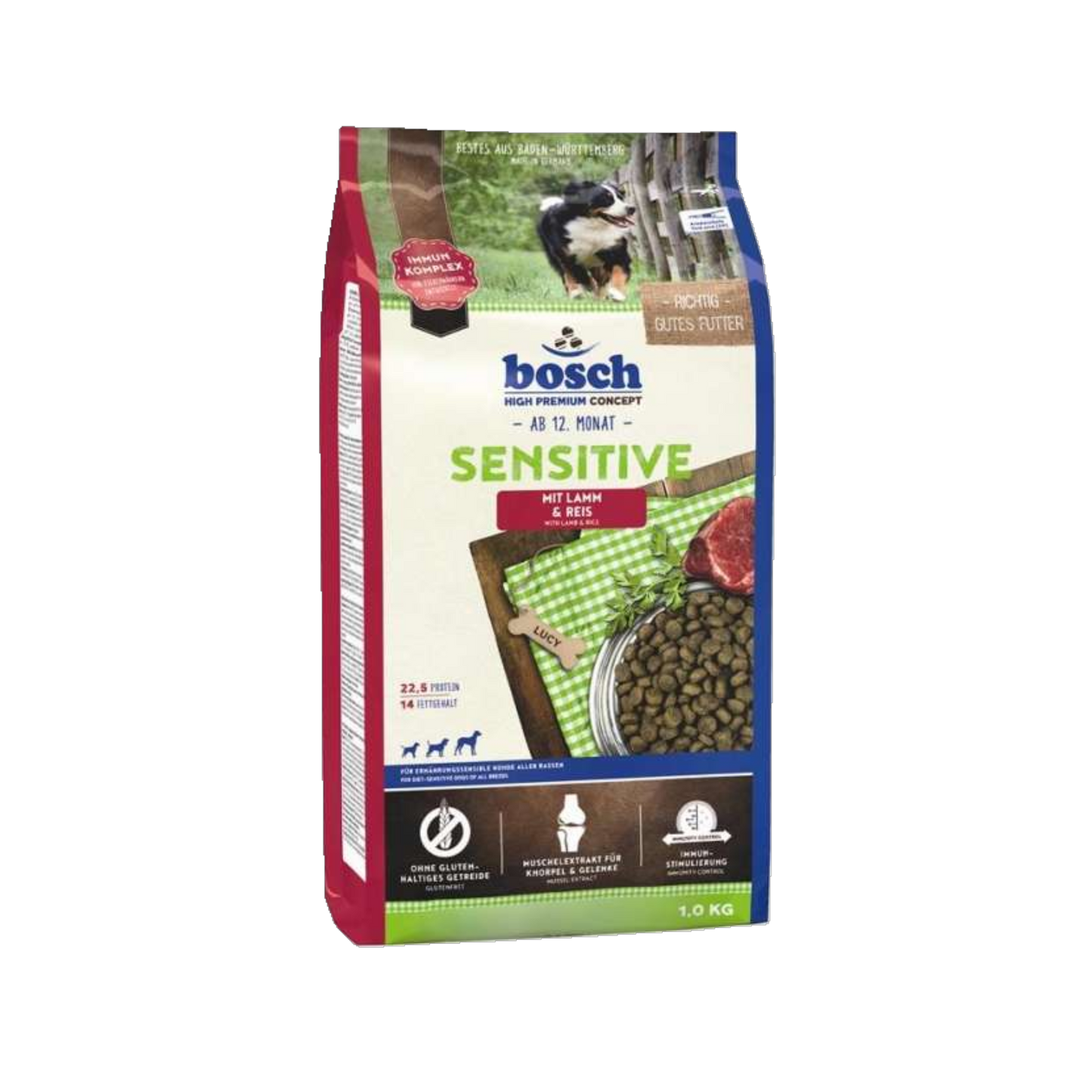 bosch Sensitive Lamm & Reis – Spezialnahrung für Hunde mit ernährungsbedingten Empfindlichkeiten