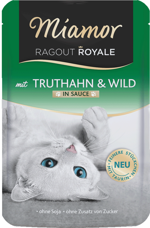 Miamor Ragout Royal in Sauce - Truthahn & Wild 100g