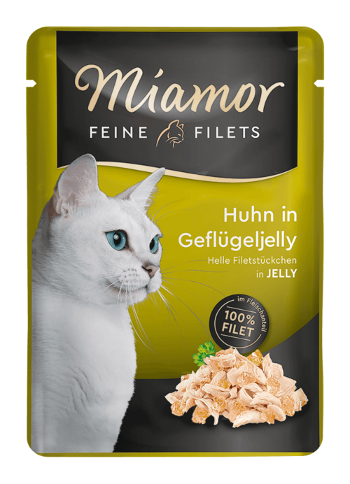 Miamor Feine Filets in Jelly - Huhn in Geflügeljelly 100g