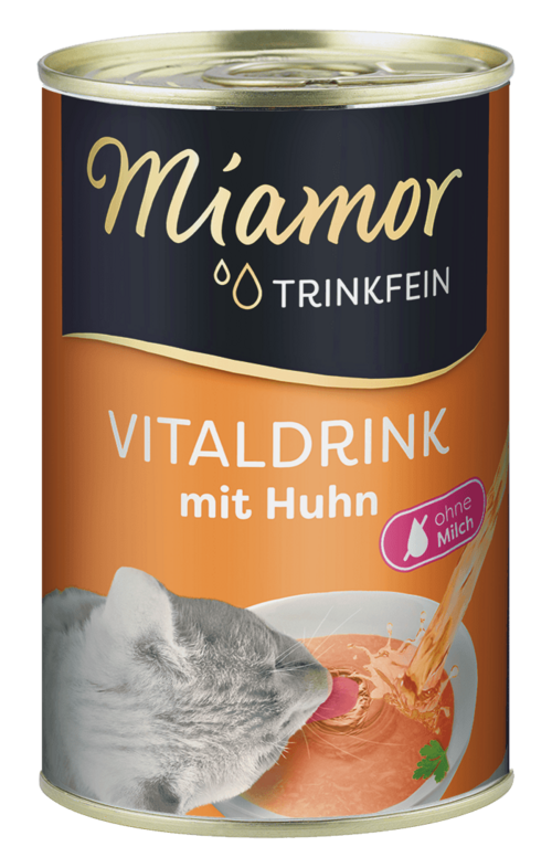 Miamor Trinkfein – Vitaldrink mit Huhn (135 ml Dose)
