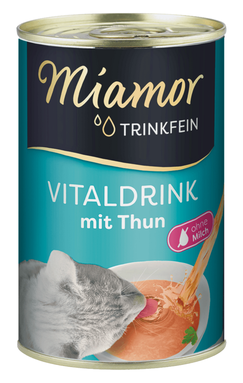 Miamor Trinkfein – Vitaldrink mit Thunfisch (135 ml Dose)