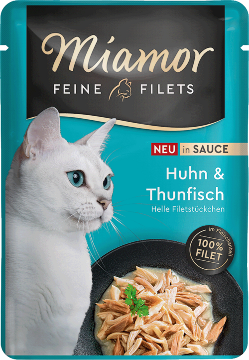 Miamor Feine Filets in Sauce - Huhn & Thunfisch 100g