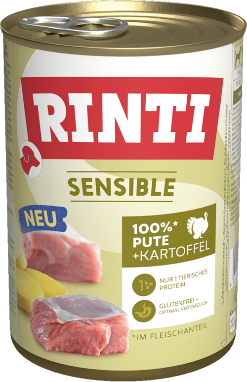 RINTI Sensible – Pute & Kartoffel