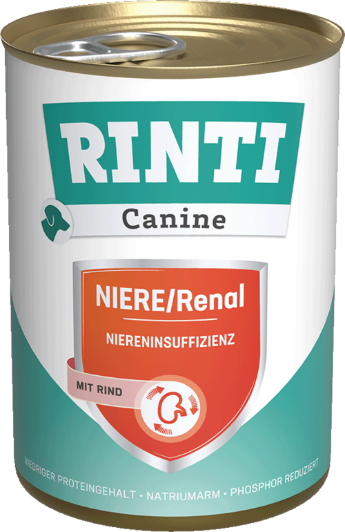 RINTI Canine Niere/Renal Rind – Diätfutter bei Niereninsuffizienz