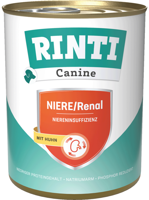 RINTI Canine Niere/Renal Huhn – Diätfutter bei Niereninsuffizienz