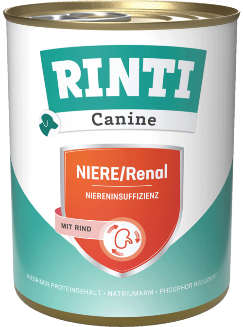 RINTI Canine Niere/Renal Rind – Diätfutter bei Niereninsuffizienz