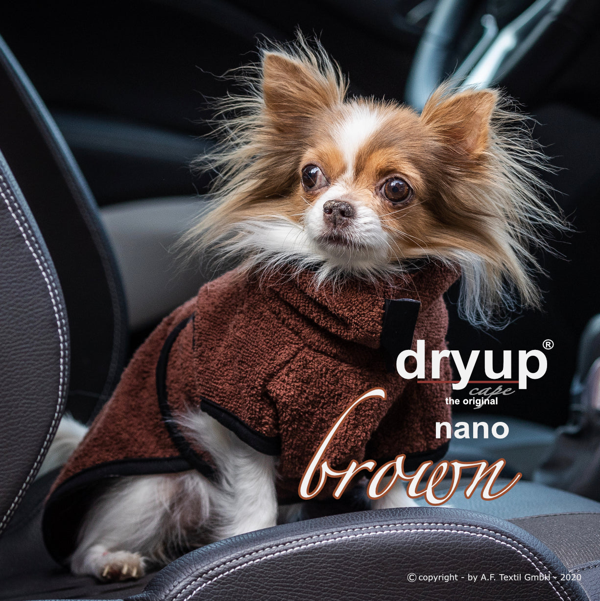DRYUP CAPE Nano – Hundebademantel für die Kleinsten