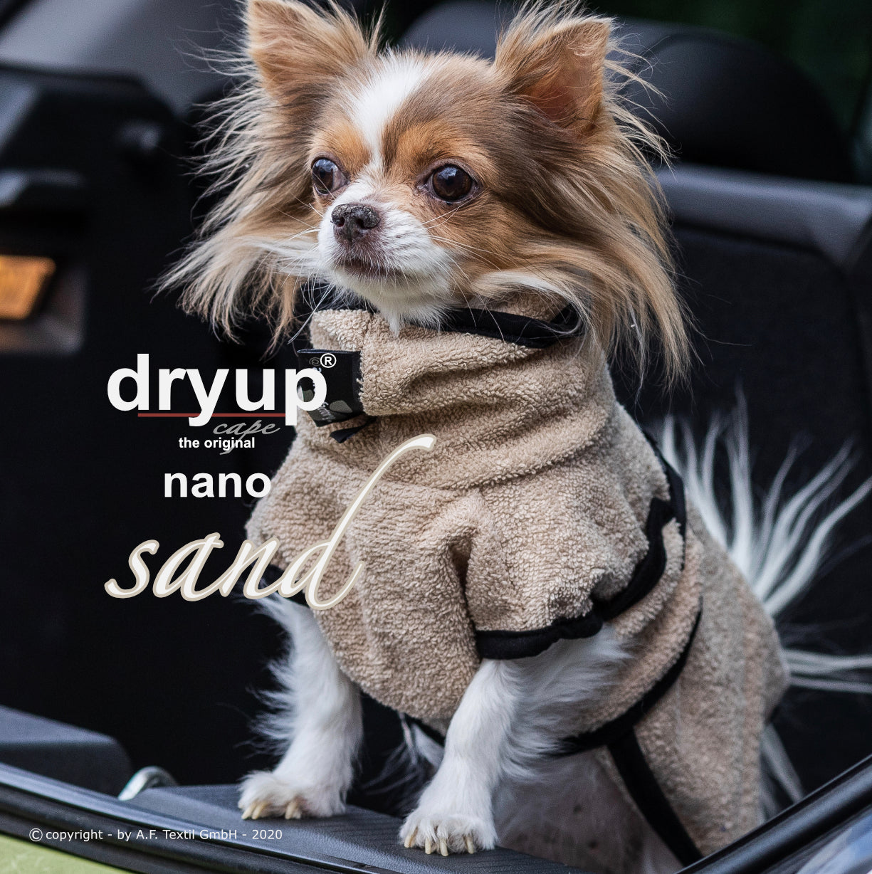 DRYUP CAPE Nano – Hundebademantel für die Kleinsten