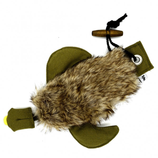 Enten Dummy mit Kunstfell