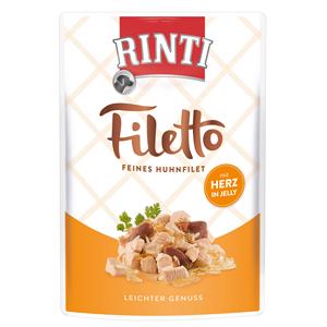 RINTI Filetto Jelly – Huhn & Hühnerherz 100g
