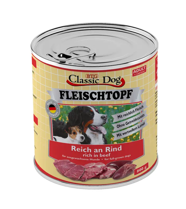 Classic Dog Fleischtopf - Rind Pur