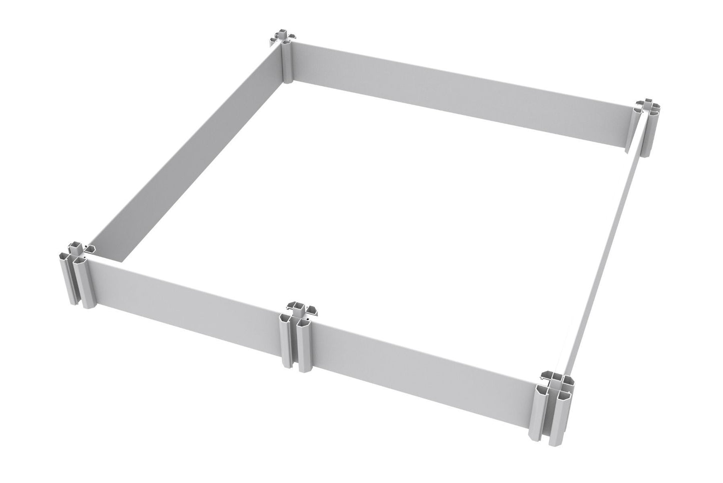 Erweiterungsset für PVC-Wurfkiste – 15 cm Höhenelement für mehr Schutz und Flexibilität