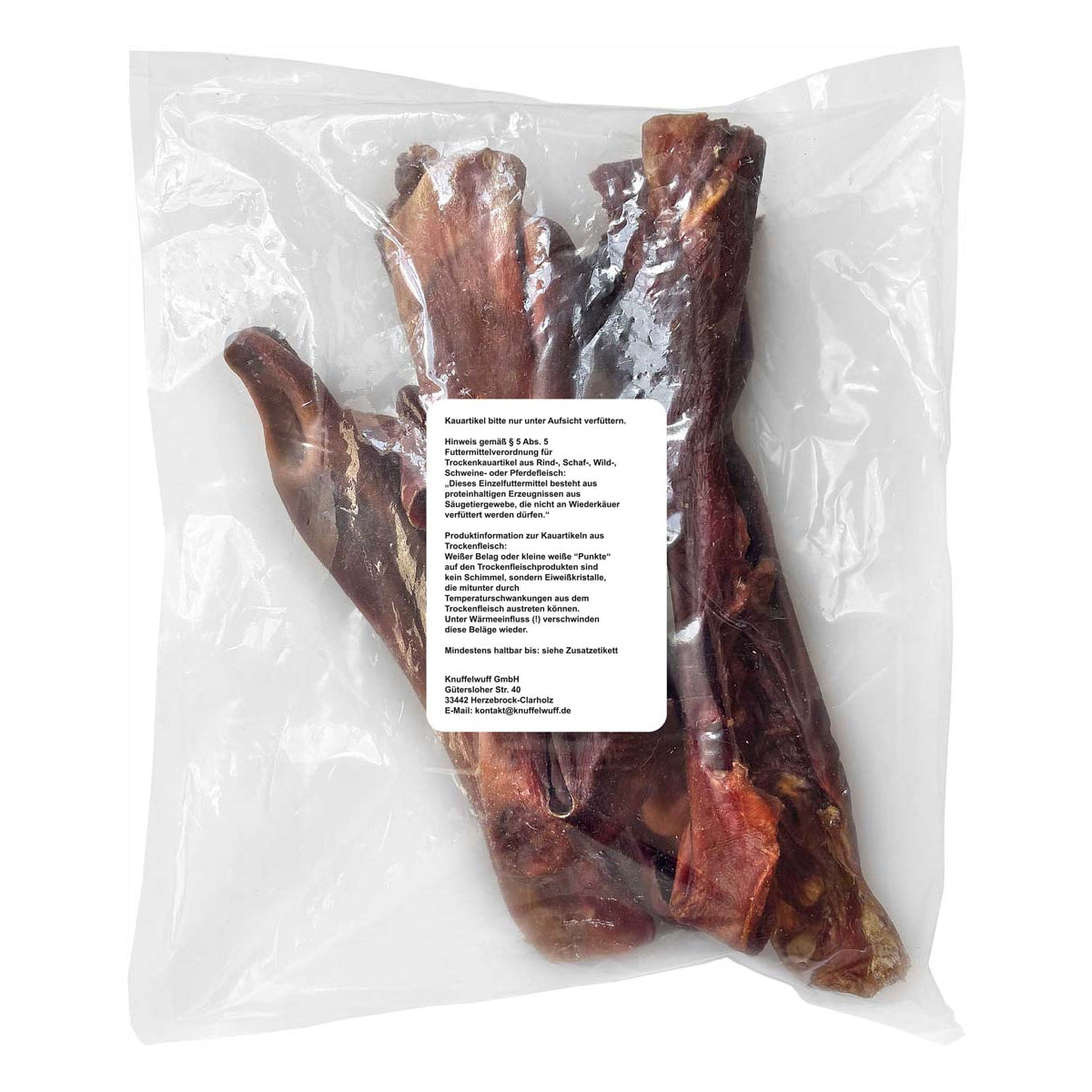 Knuffelwuff Rindermaul – Extra langes Kauvergnügen mit Lefzenfleisch