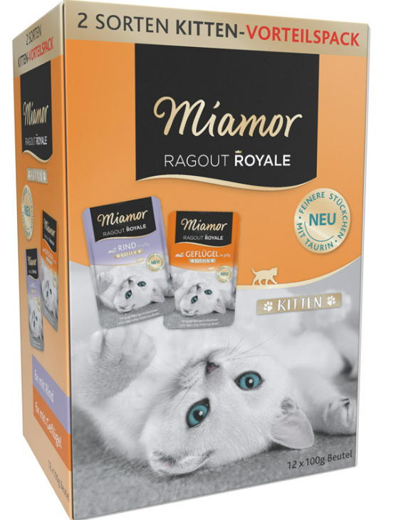 Miamor Ragout Royale in Jelly – Multibox Kitten (12 x 100g)