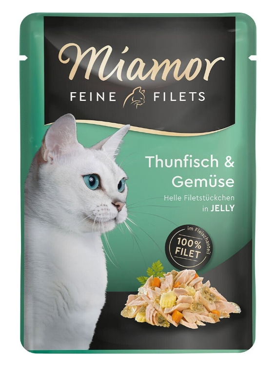 Miamor Feine Filets in Jelly - Thunfisch & Gemüse 100g