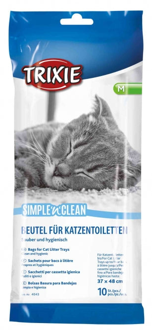 Trixie Toilettenbeutel 10er Pack – Für eine saubere und hygienische Katzentoilette!