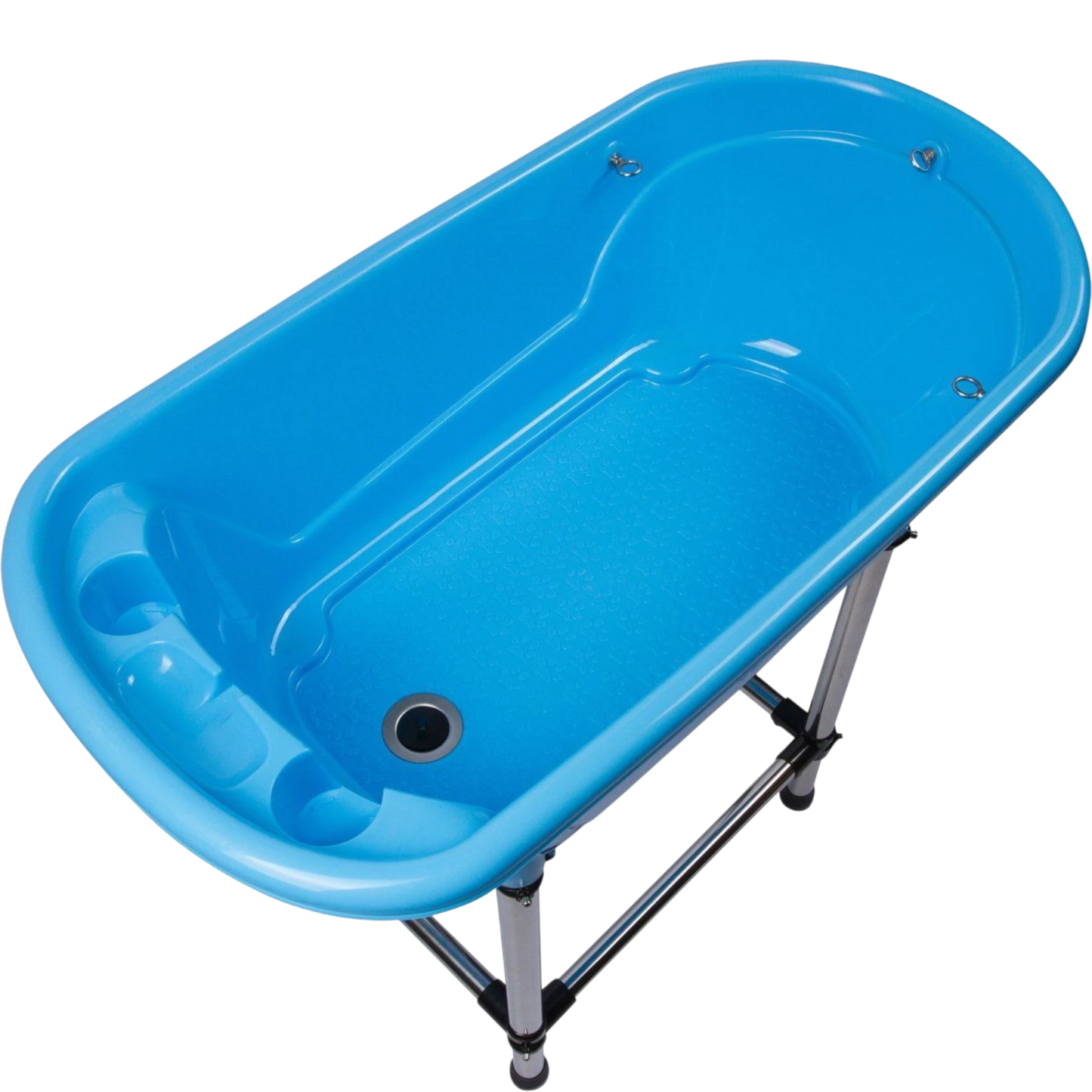 Mini Hundebadewanne mit stabilem Aluminiumgestell