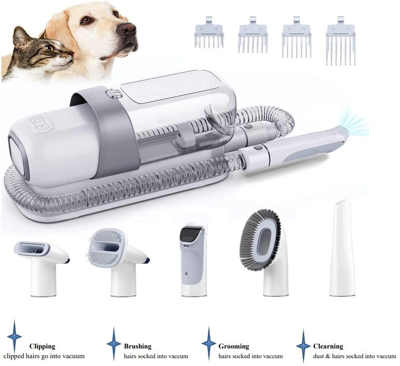 Vakuum Hundehaarschneider 5 in 1