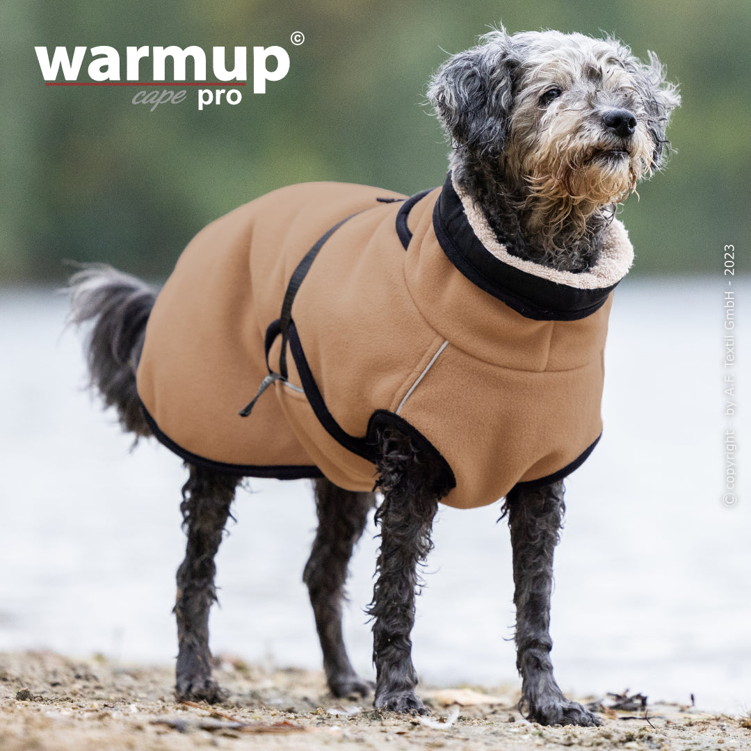 Warmup Cape Pro Mini – Wende-Cape für kleine Hunde mit großem Komfort