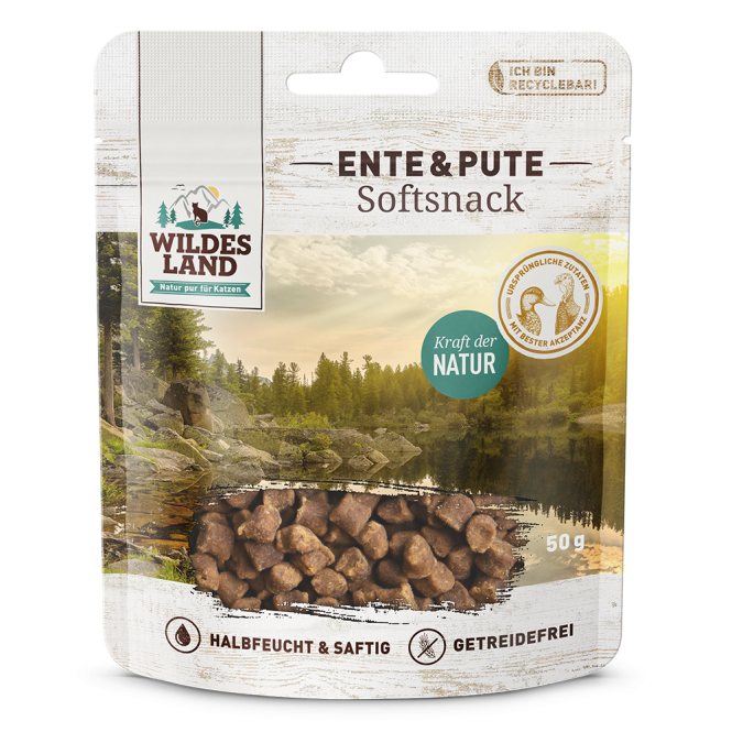 Wildes Land Soft Snack – Ente & Pute