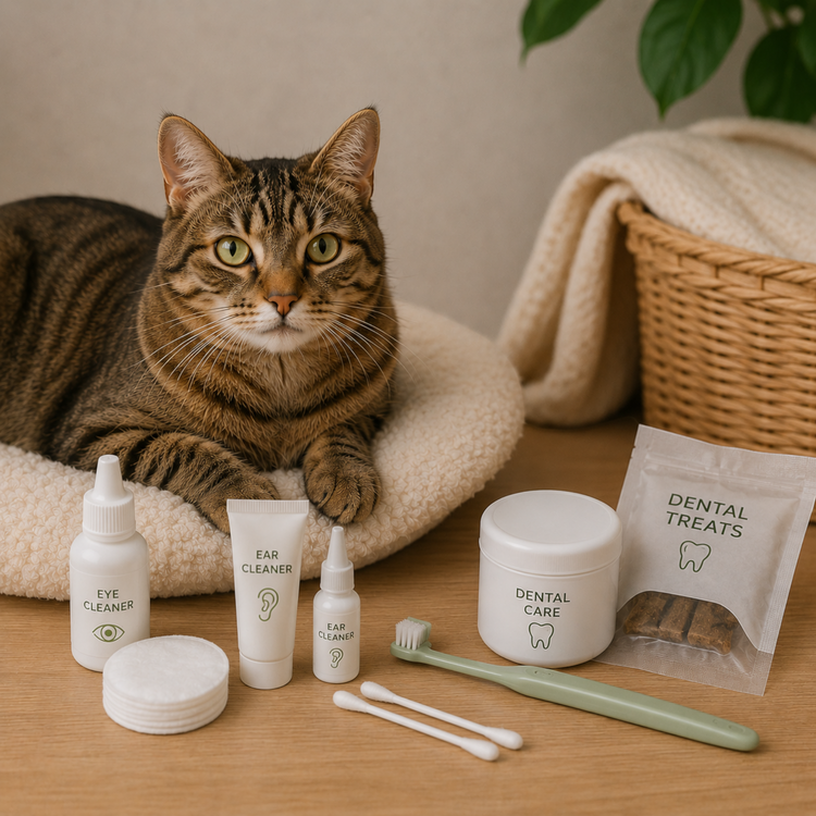 Augen-, Ohren- & Zahnpflege für Katzen