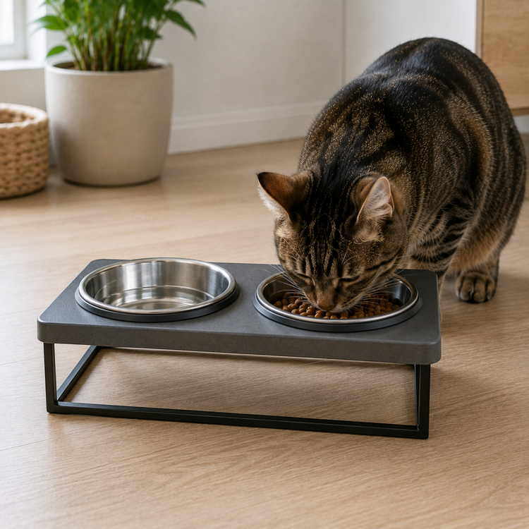 Doppelnäpfe & Napfständer für Katzen