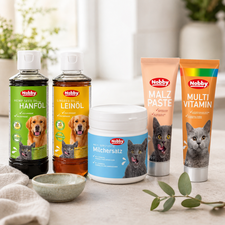 Ergänzungsfuttermittel & BARF-Zusätze von Nobby für Katzen