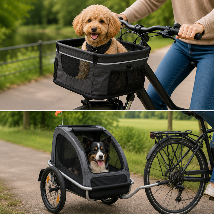 Fahrradkörbe, -Anhänger & -Zubehör für Hunde
