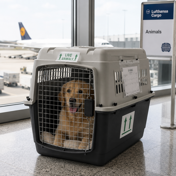 Hundeflugtransportboxen IATA