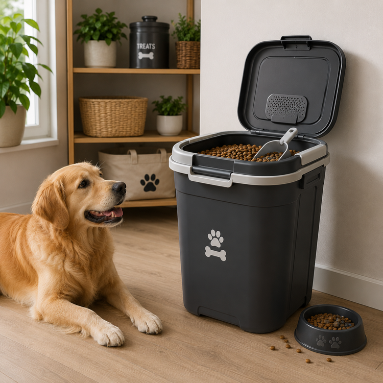 Hundefutterbehälter & Hundefuttertonnen