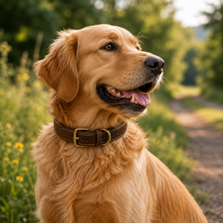 Hundehalsband aus Leder