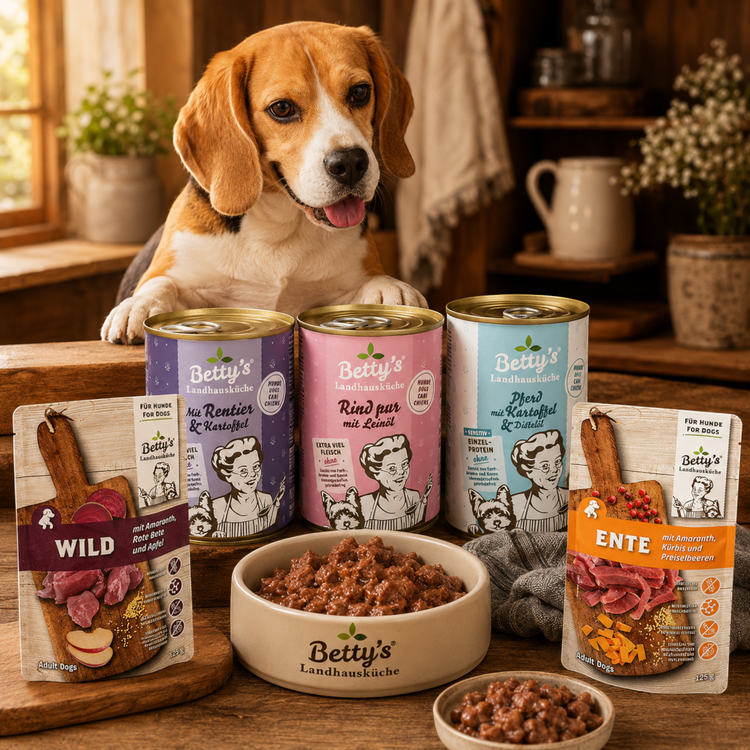 Hundenassfutter Betty´s Landhausküche