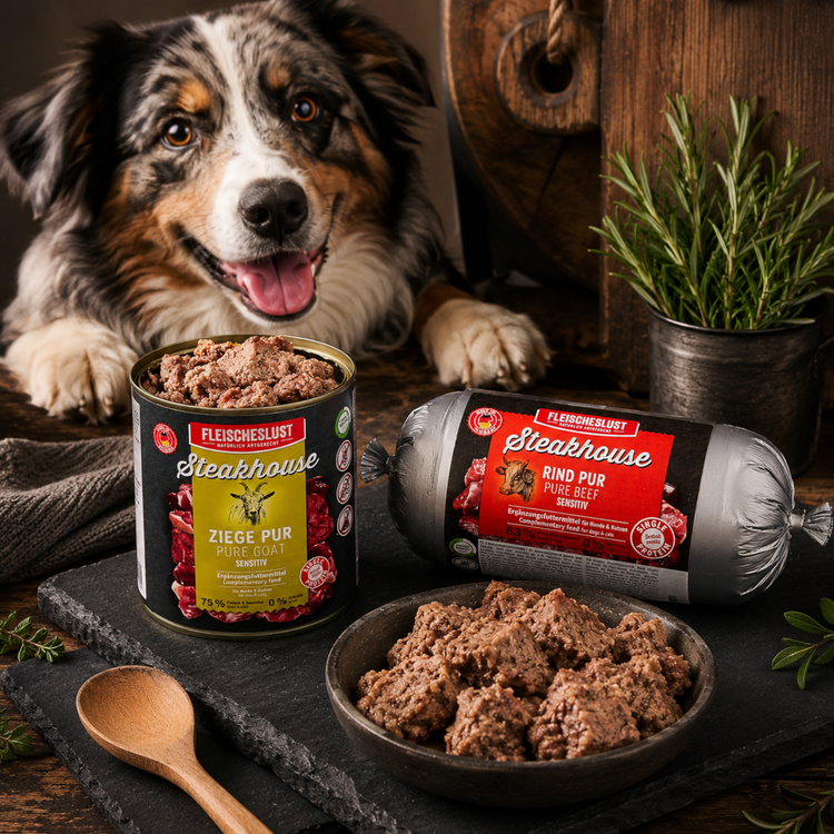 Hundenassfutter Fleischeslust Steakhouse (BARF)