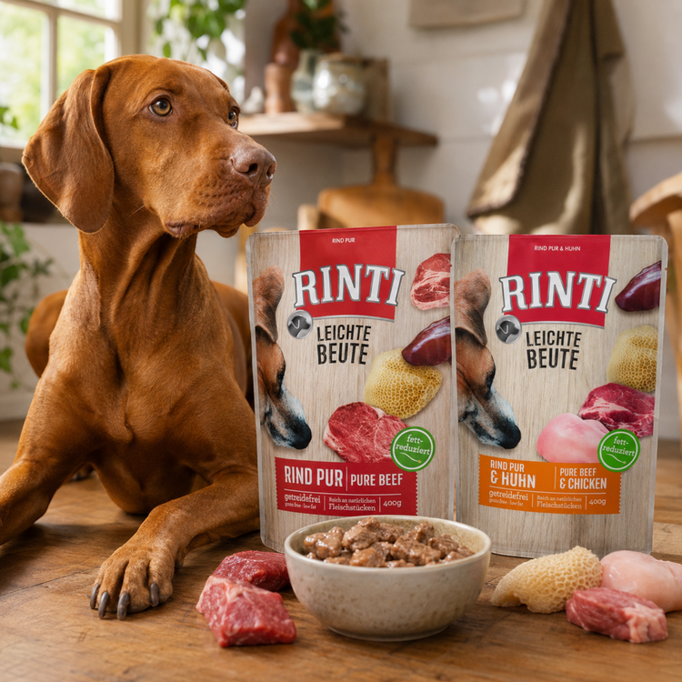 Hundenassfutter RINTI Leichte Beute