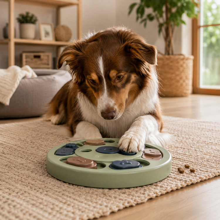 Interaktives Denkspielzeug für Hunde