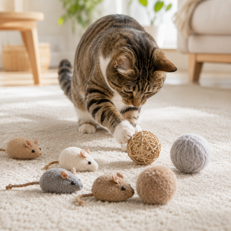 Katzenbälle & Jagdspielzeuge